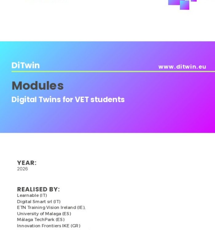 Welcome to the DiTwin Platform: Revolutionizing Vocational Training with Digital Twins