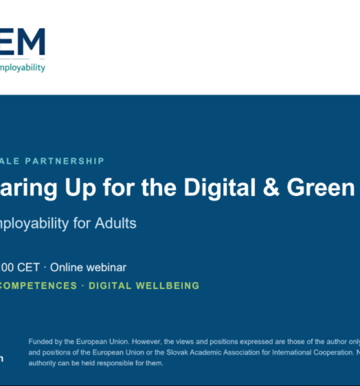 DIGEM: Gearing Up for the Digital & Green Job Market